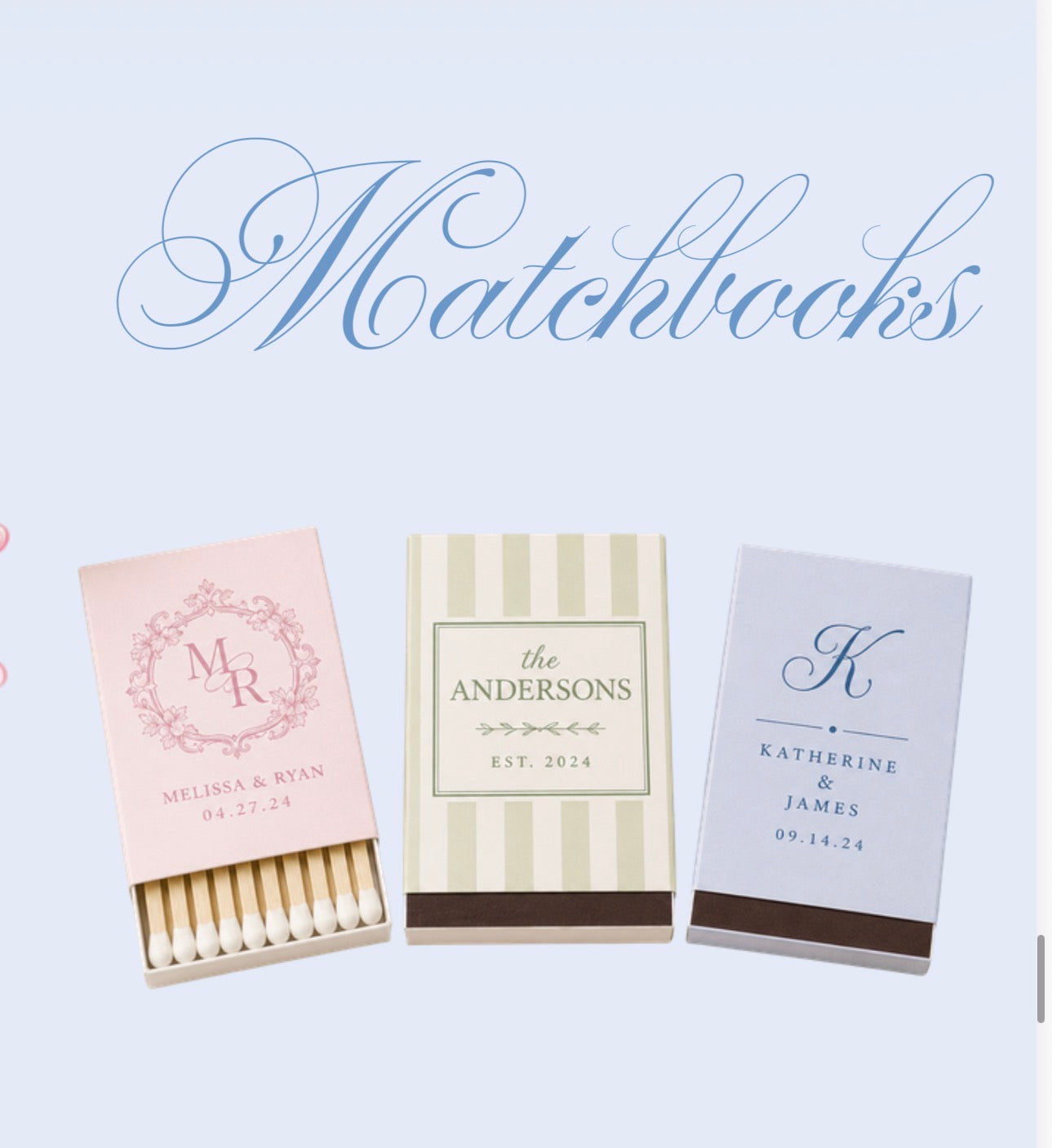 Matchbooks