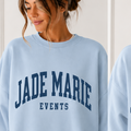 Jade Marie Events Crewneck Sweatshirt